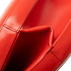 Anagram Leather Round Handbag
