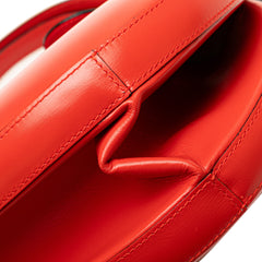 Anagram Leather Round Handbag