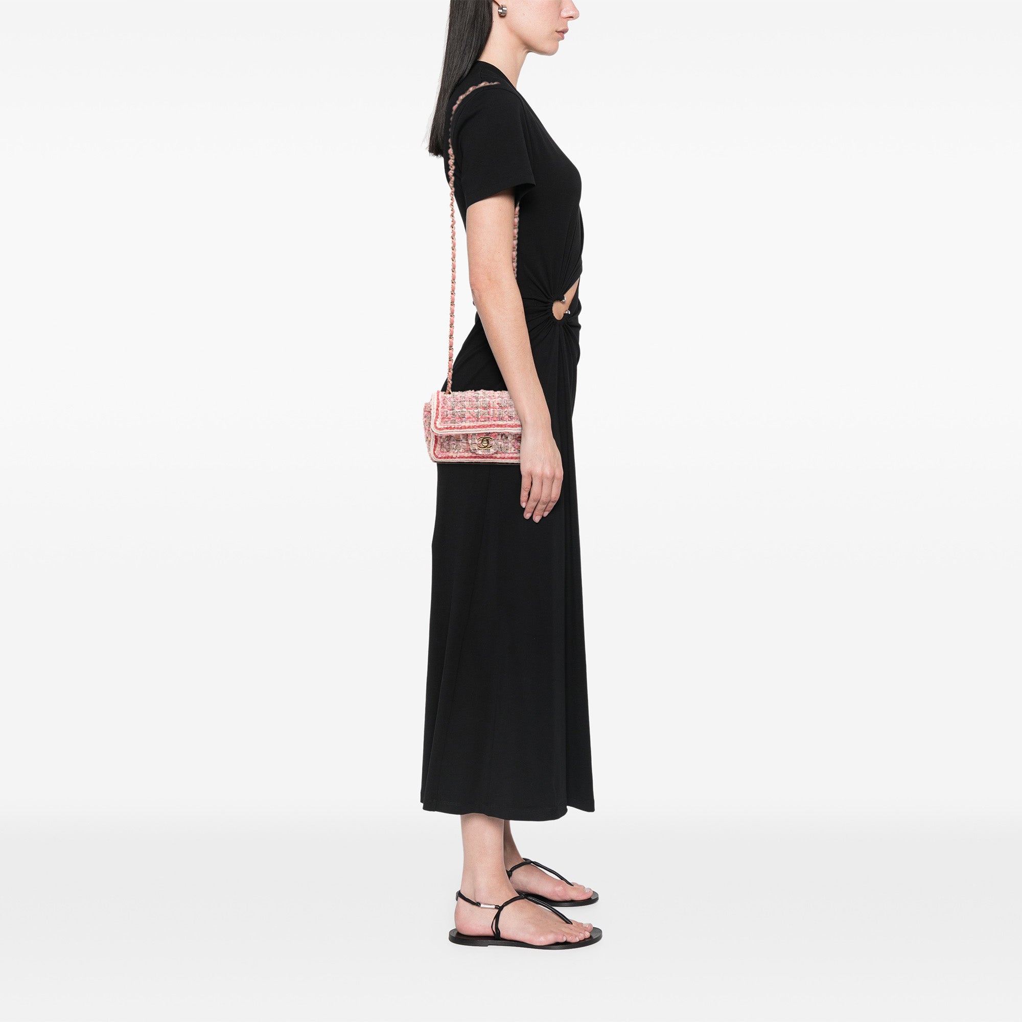 Mini Rectangular Classic Tweed Braid Flap