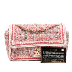 Mini Rectangular Classic Tweed Braid Flap