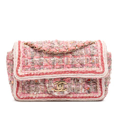 Mini Rectangular Classic Tweed Braid Flap