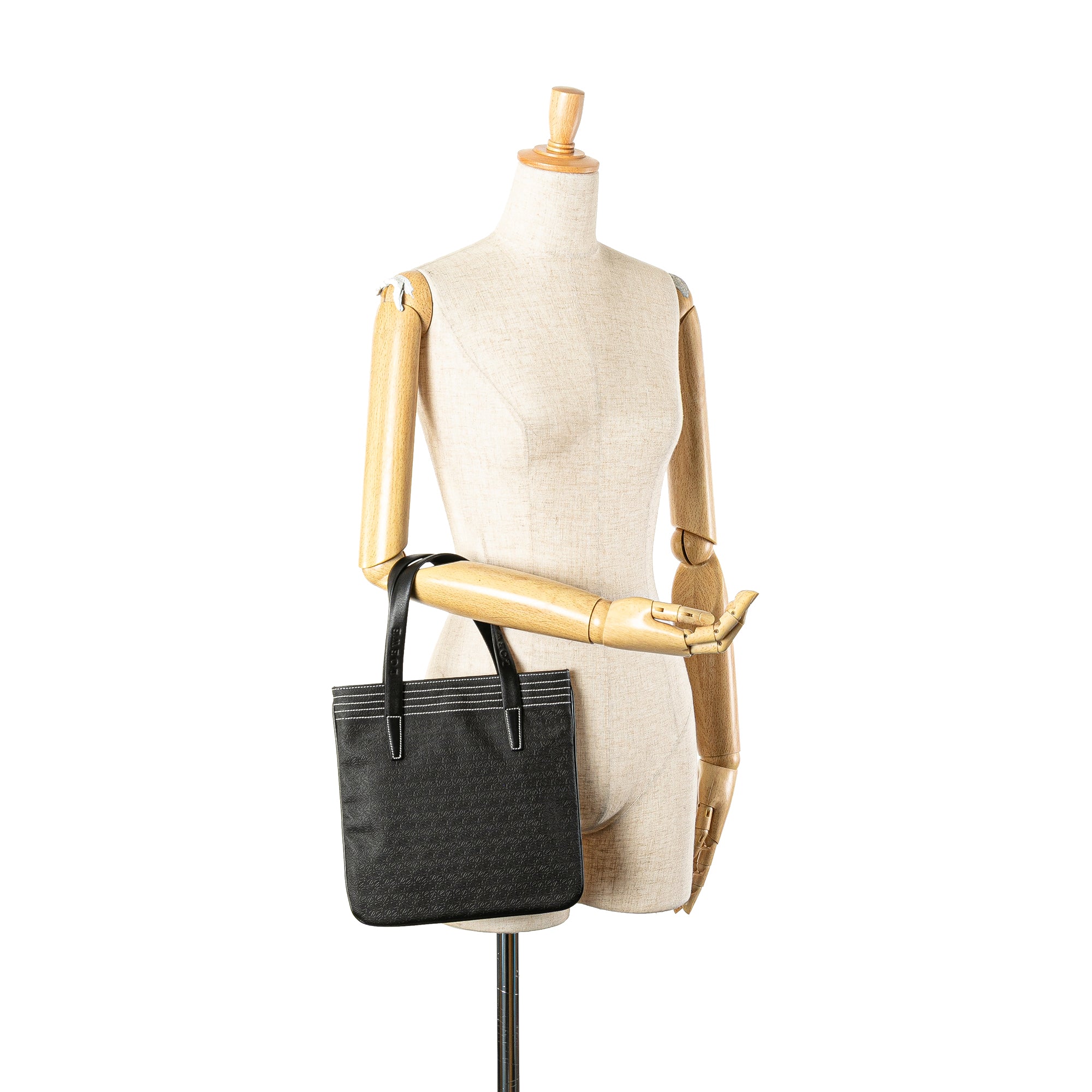 Anagram Leather Tote