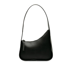 Leather Half Moon Shoulder Bag