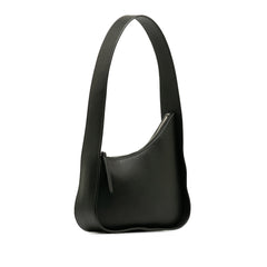 Leather Half Moon Shoulder Bag