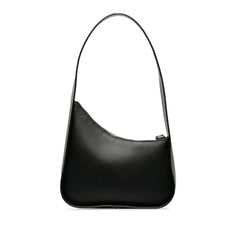 Leather Half Moon Shoulder Bag