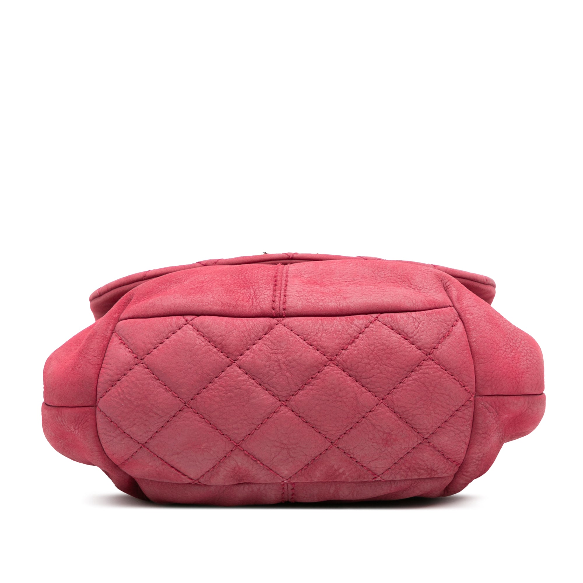 Mini Quilted Nubuck Trianon Messenger Flap