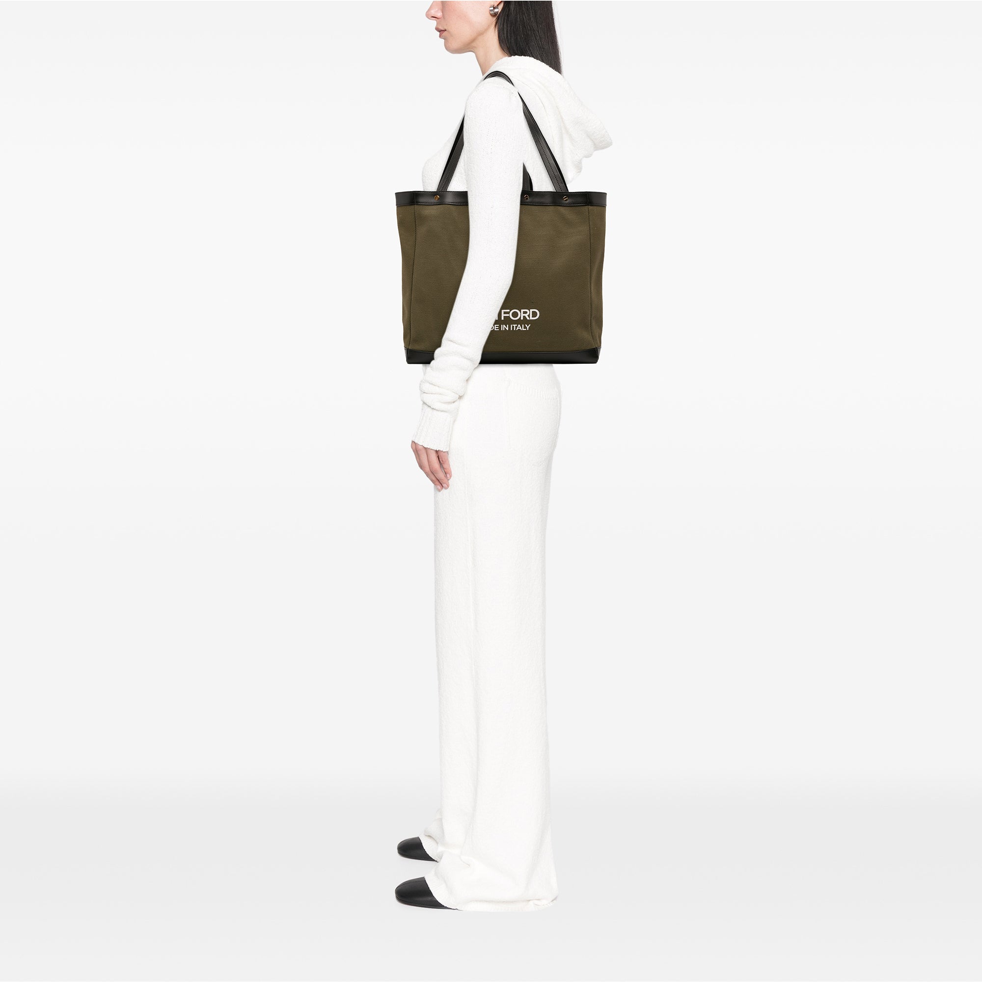 Medium Canvas T Screw Tote
