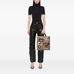 GG Supreme Night Courrier Vertical Satchel