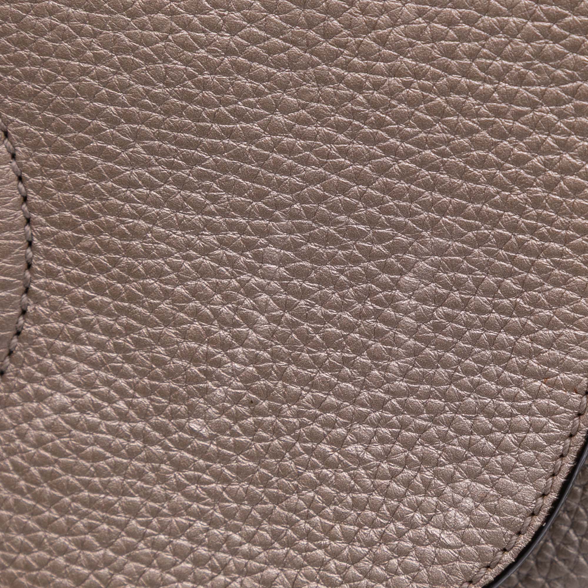 Medium Metallic Leather Soho Chain Flap Crossbody
