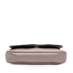 Medium Metallic Leather Soho Chain Flap Crossbody
