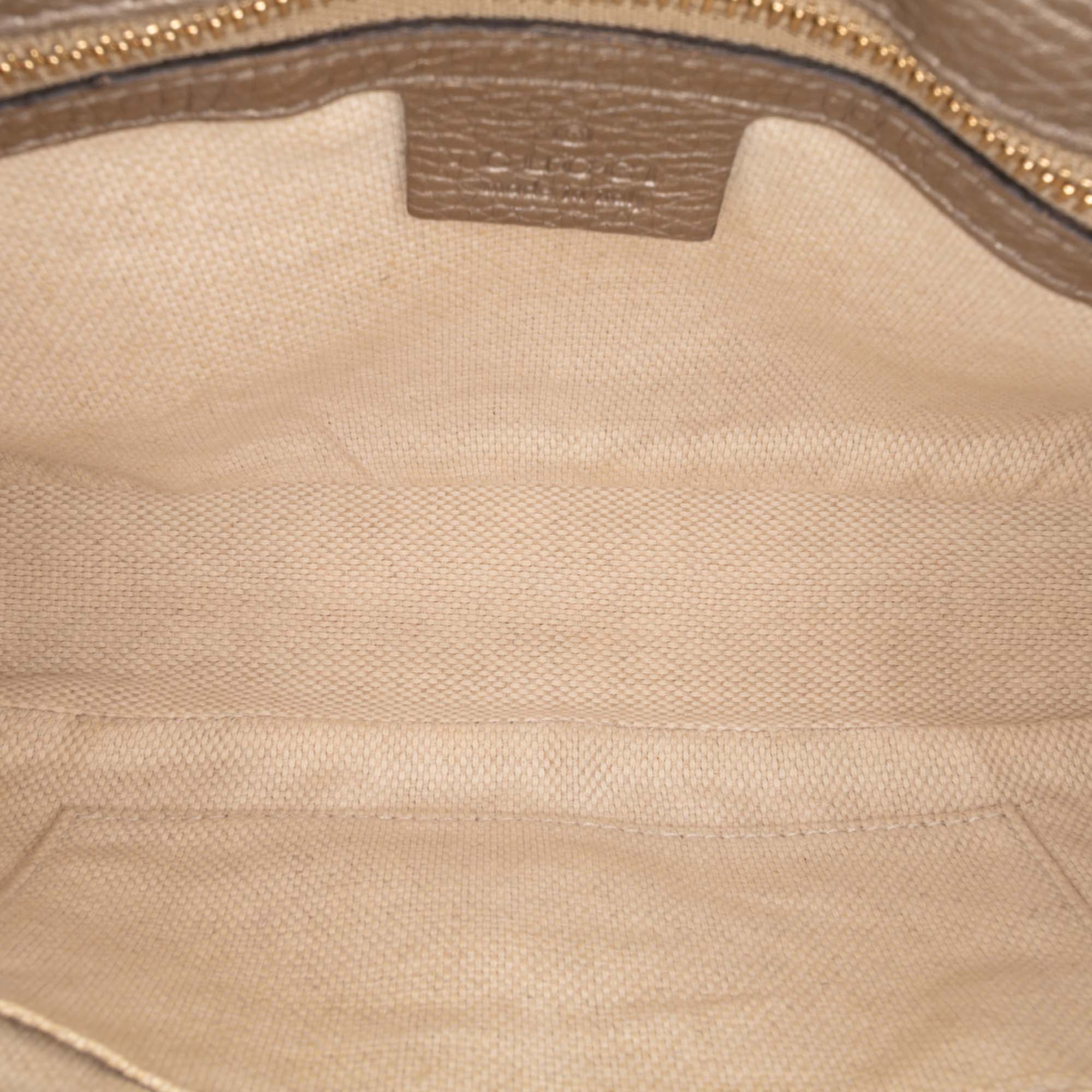 Medium Metallic Leather Soho Chain Flap Crossbody