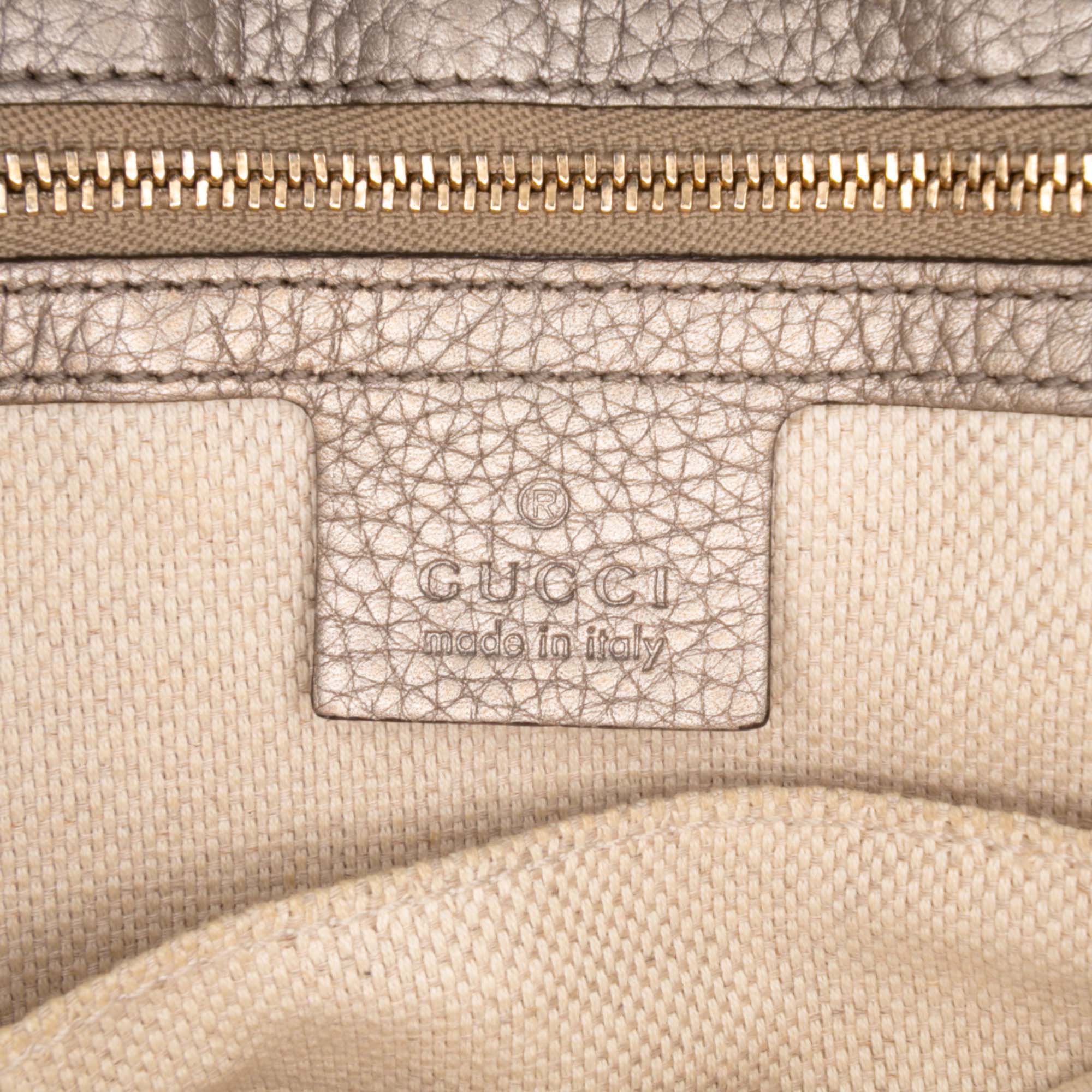 Medium Metallic Leather Soho Chain Flap Crossbody