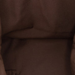 Canvas Bamboo Horsebit Print Hobo