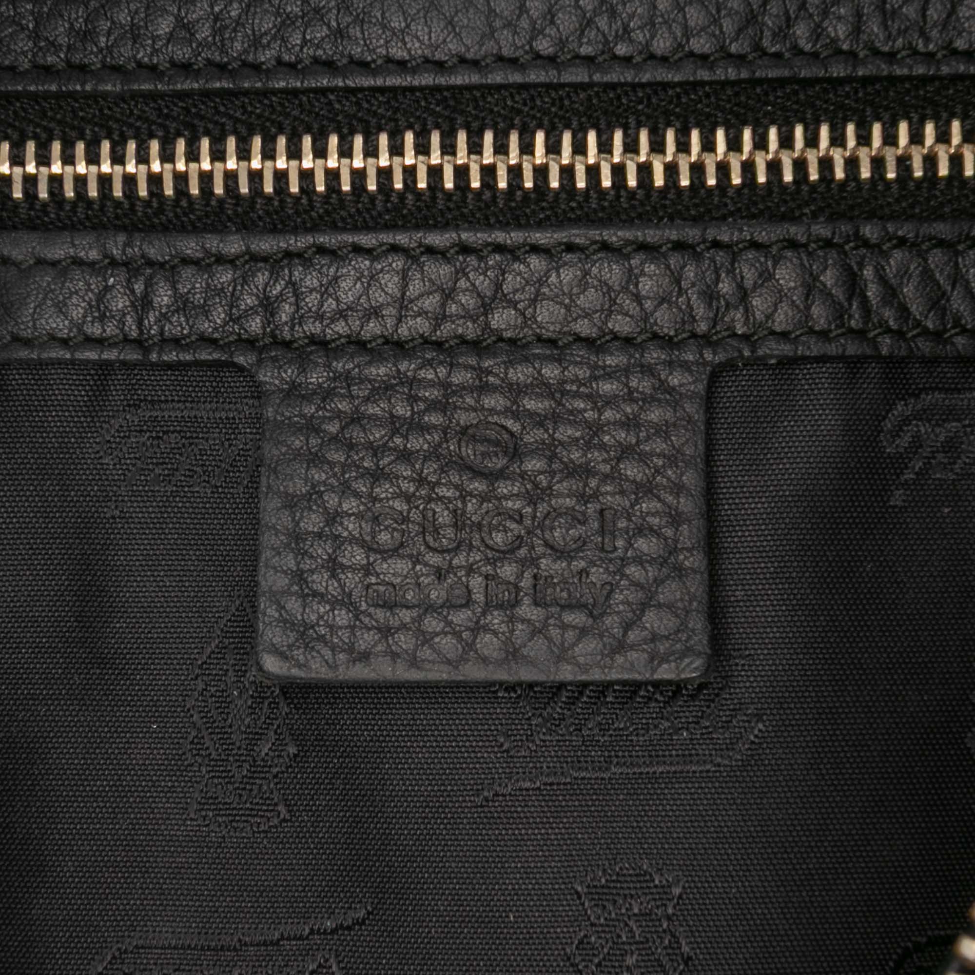 Medium Diamante Canvas Techno Horsebit Hobo