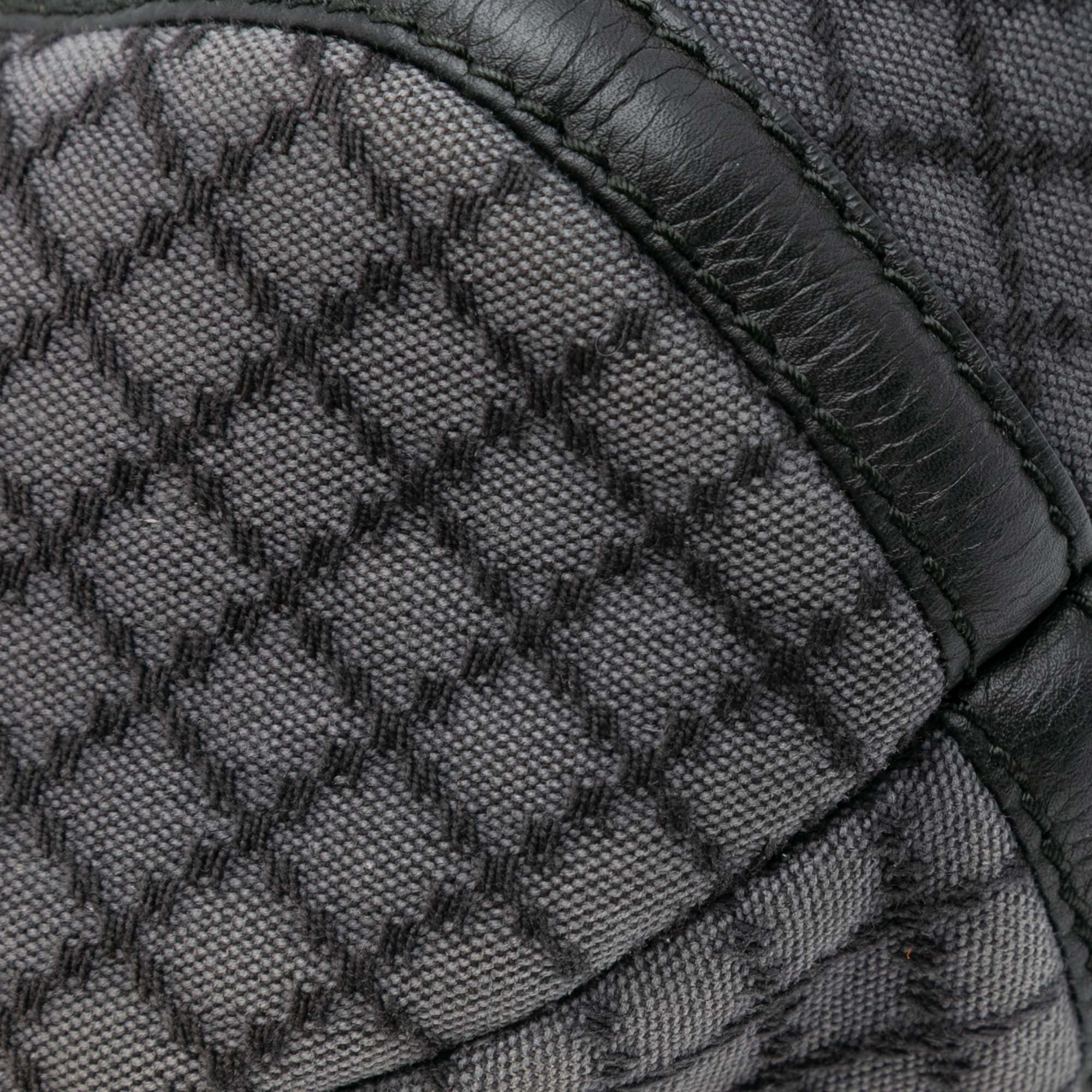 Medium Diamante Canvas Techno Horsebit Hobo