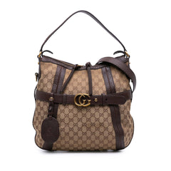 GG Canvas Running Satchel