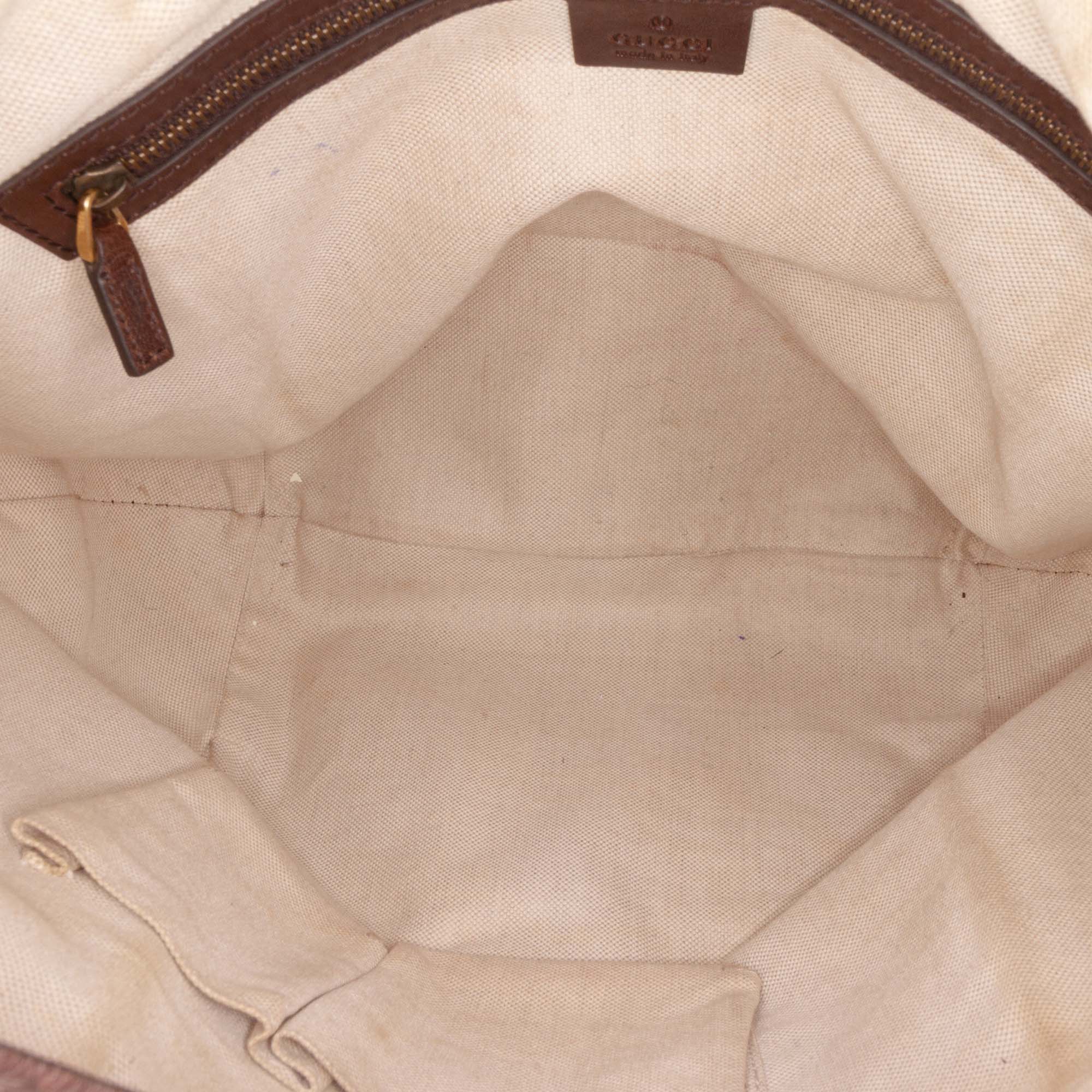 GG Canvas Running Satchel