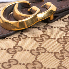 GG Canvas Running Satchel