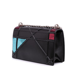 Medium Lambskin Sequin Diorama Flap