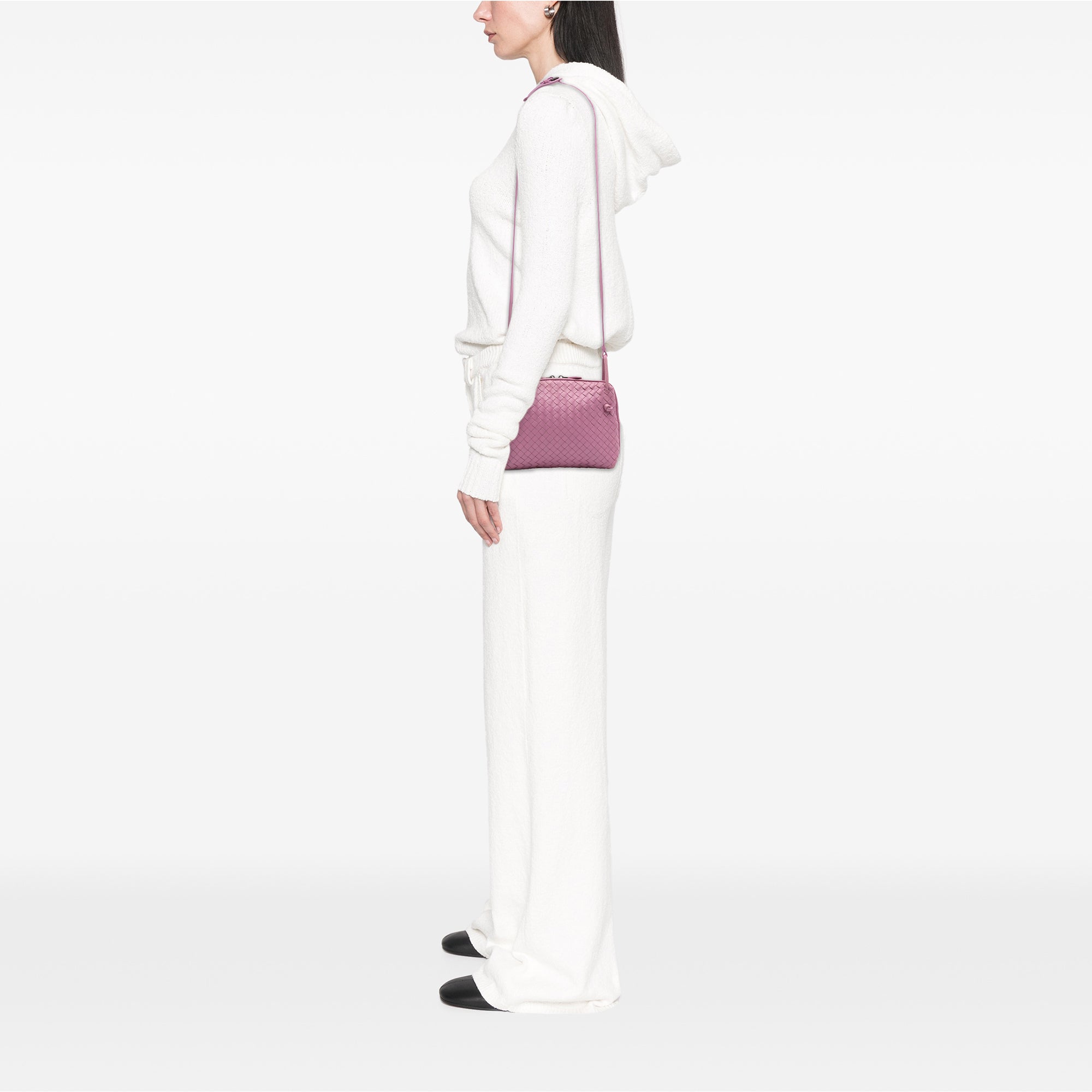 Nappa Intrecciato Nodini Crossbody