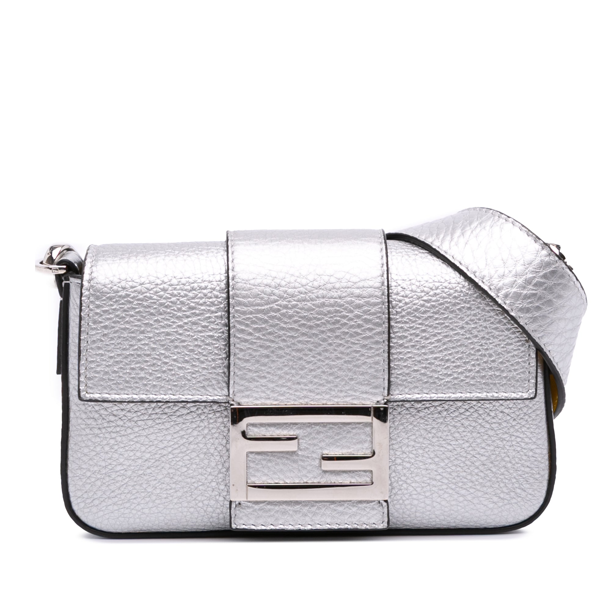 Leather Baguette Crossbody