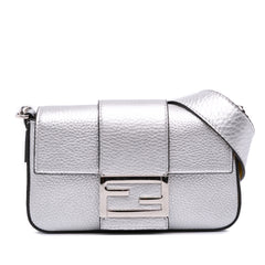 Leather Baguette Crossbody