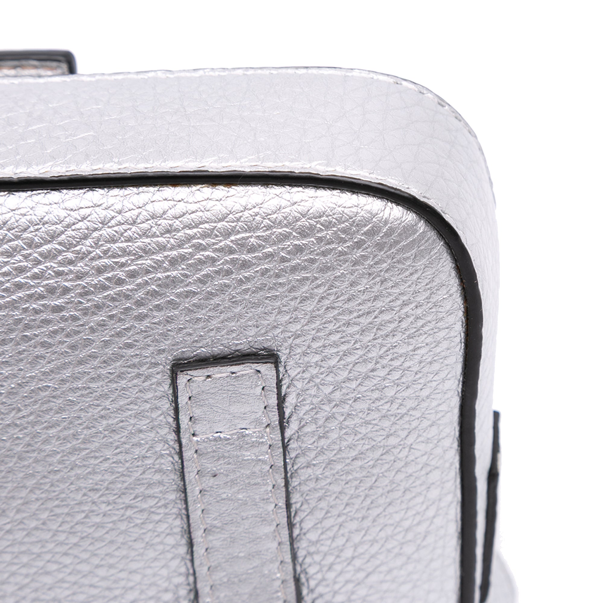 Leather Baguette Crossbody