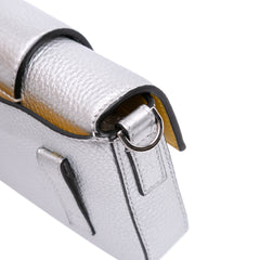 Leather Baguette Crossbody