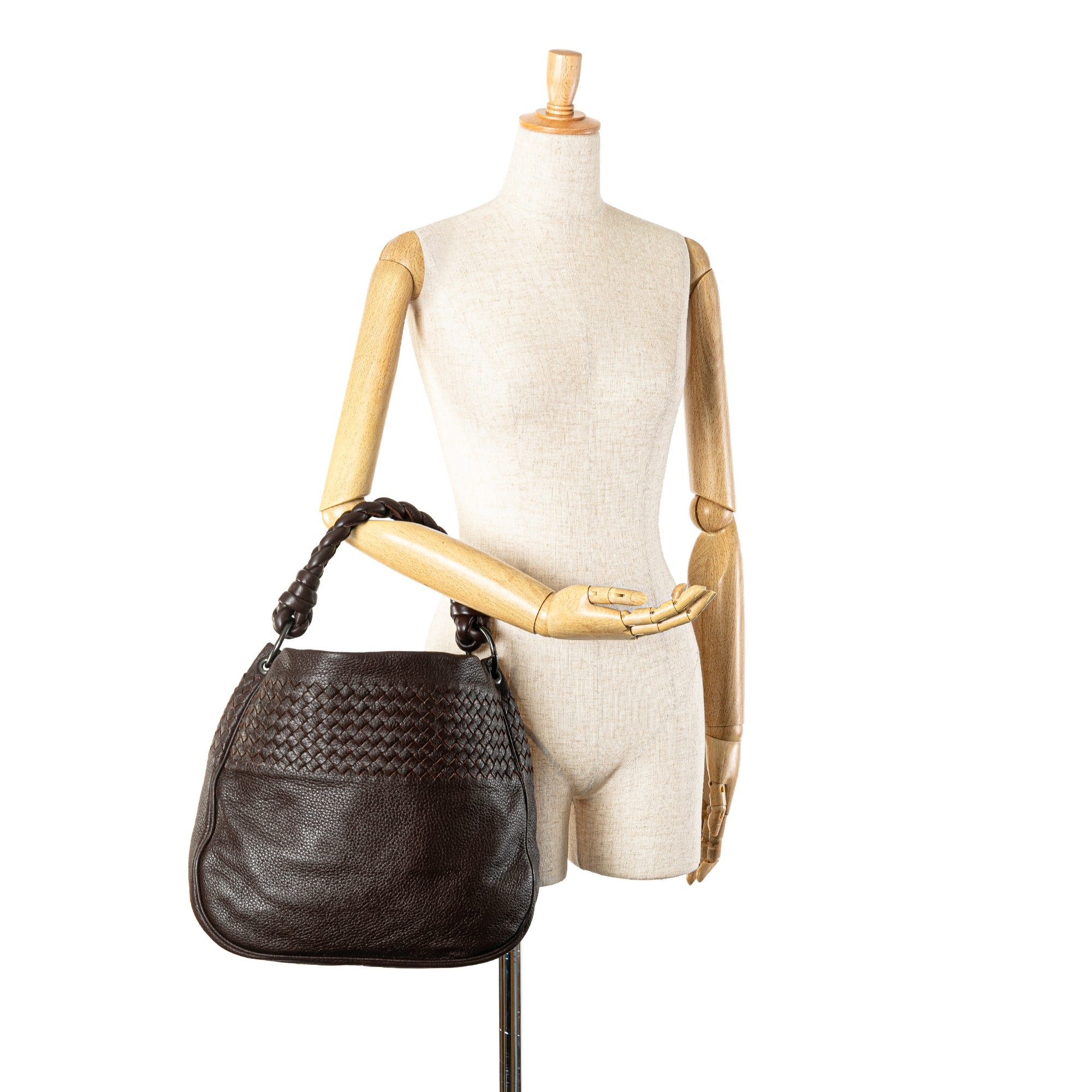 Intrecciato Nappa Cervo Shoulder Bag