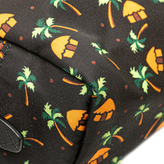 Small Tessuto Saint Palm Cosmetic Pouch