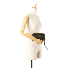 Small Tessuto Saint Palm Cosmetic Pouch