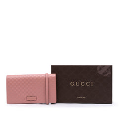 Microguccissima Wallet on Strap