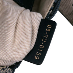 Mini Oblique Canvas Saddle Bag