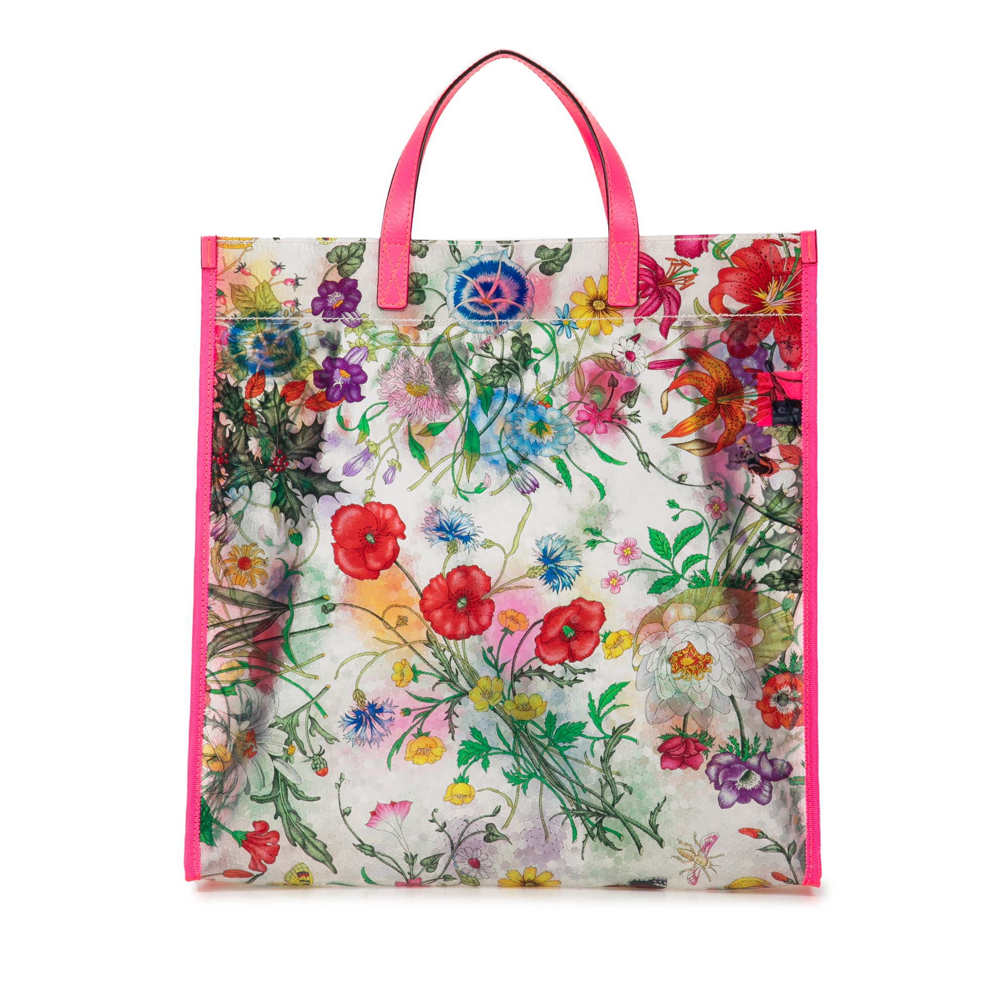 Flora Print Vinyl Tote_2