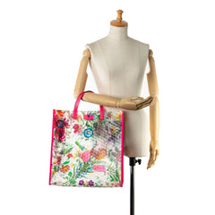 Flora Print Vinyl Tote_7