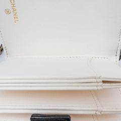 Quilted Lambskin Book Card Holder On Chain