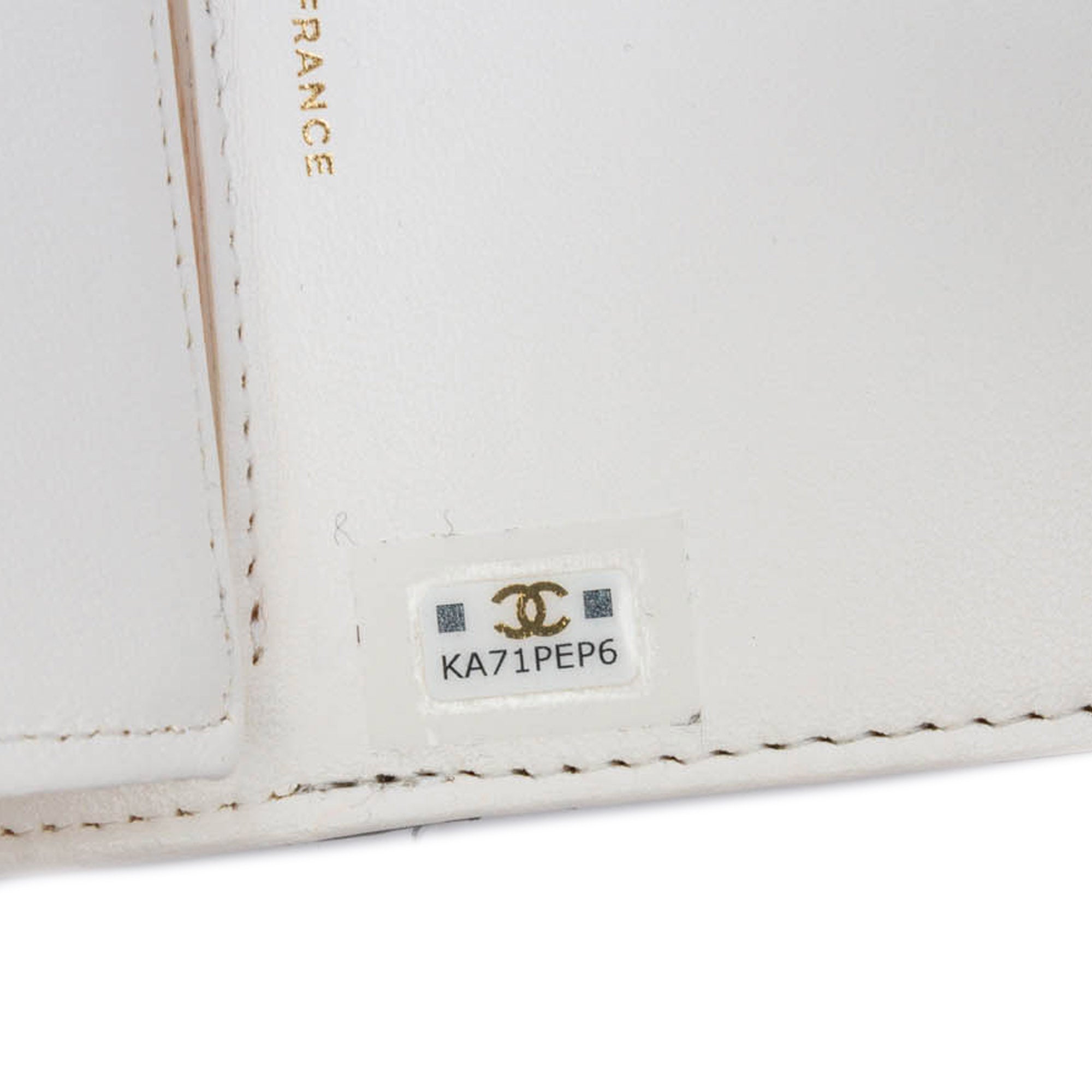 Quilted Lambskin Book Card Holder On Chain