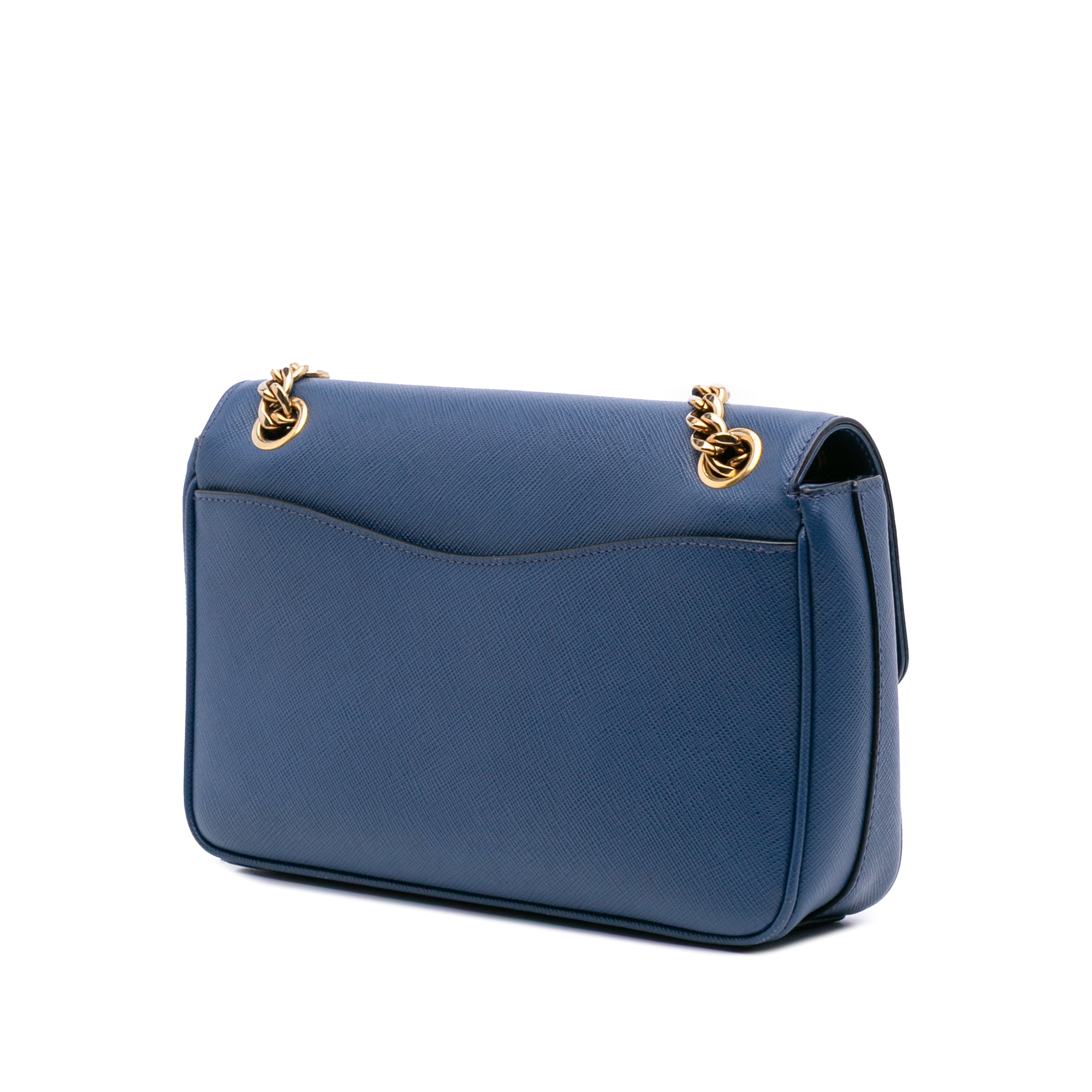 Saffiano Pattina Chain Crossbody