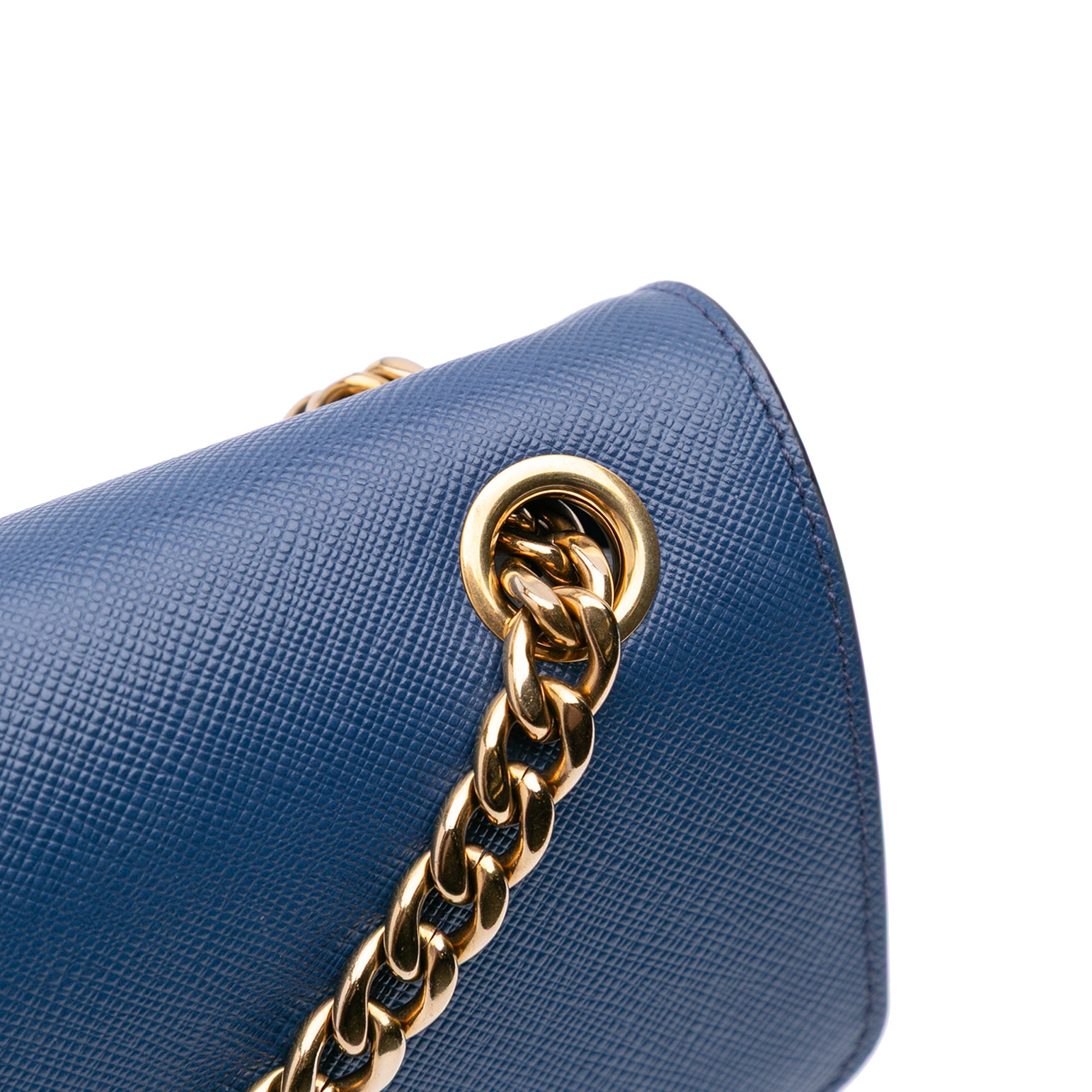 Saffiano Pattina Chain Crossbody