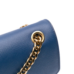 Saffiano Pattina Chain Crossbody