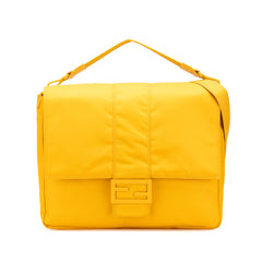 Large Econyl Nylon Baguette Satchel
