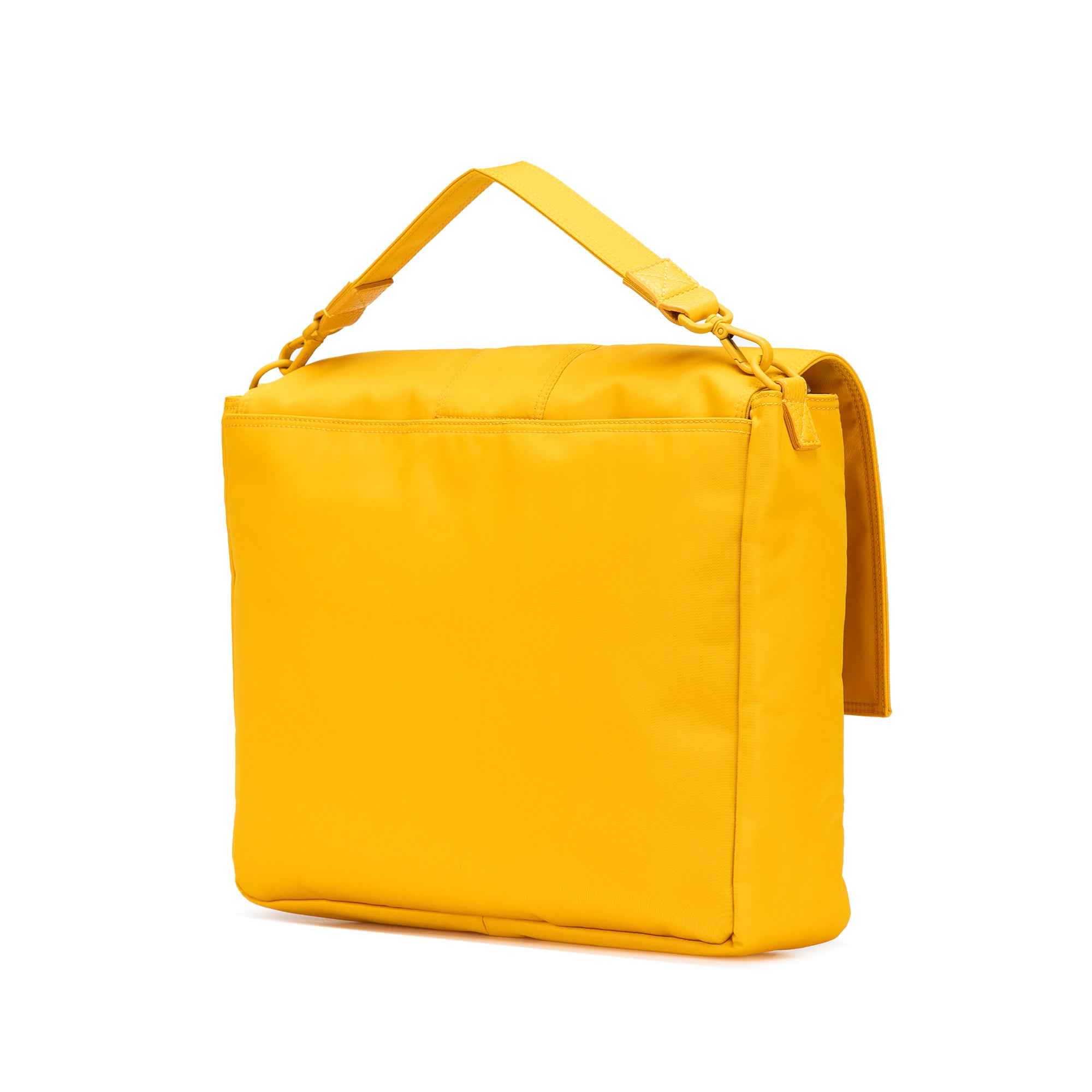 Large Econyl Nylon Baguette Satchel