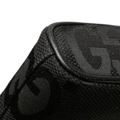 Jumbo GG Canvas Clutch on Strap
