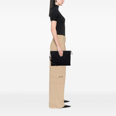 Jumbo GG Canvas Clutch on Strap