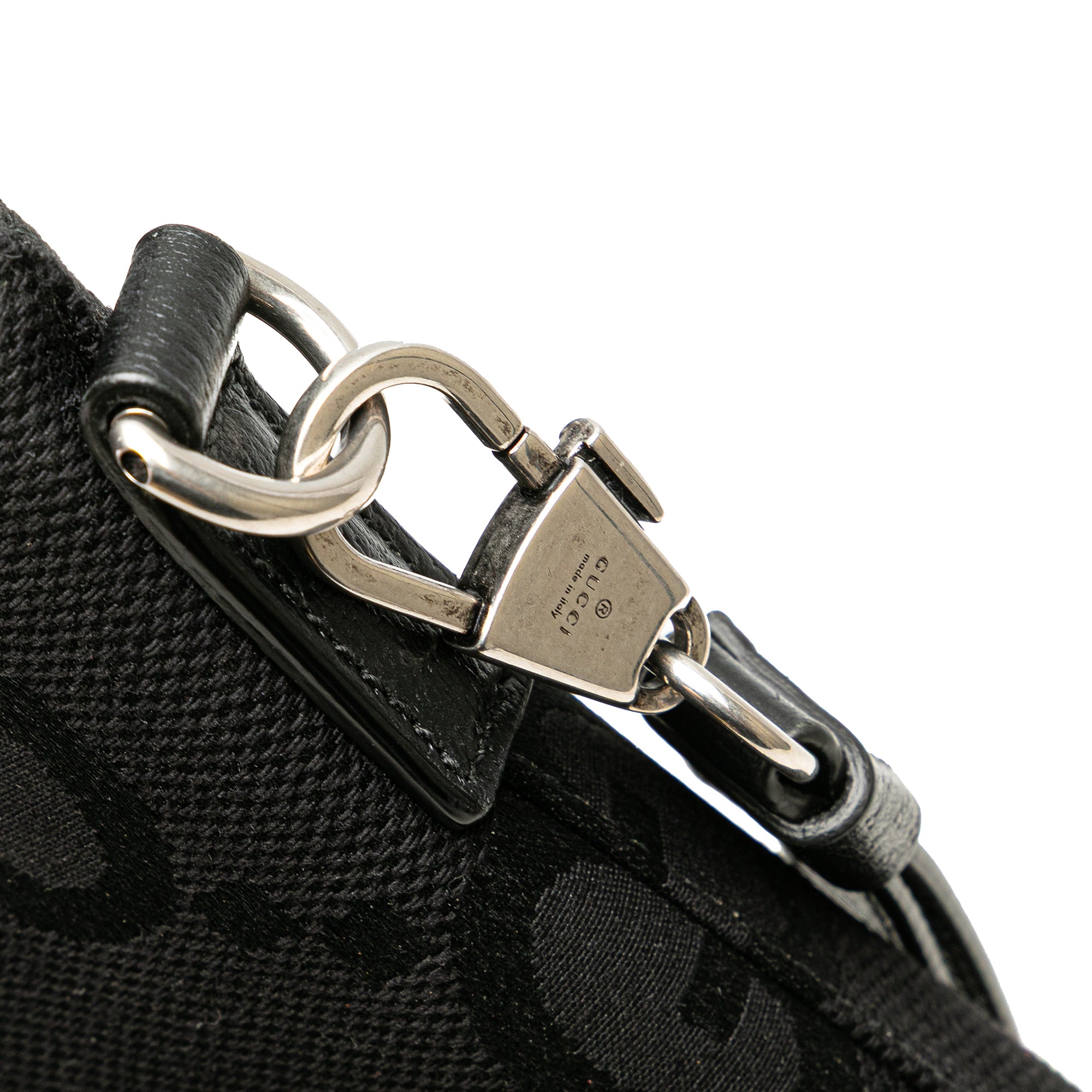Jumbo GG Canvas Clutch on Strap