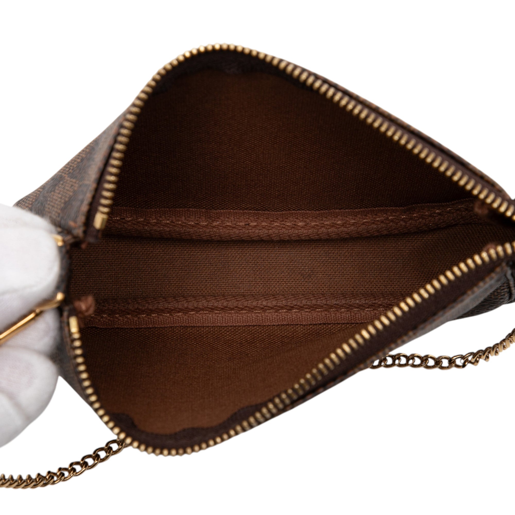 Damier Ebene Illustre Mini Pochette Accessories