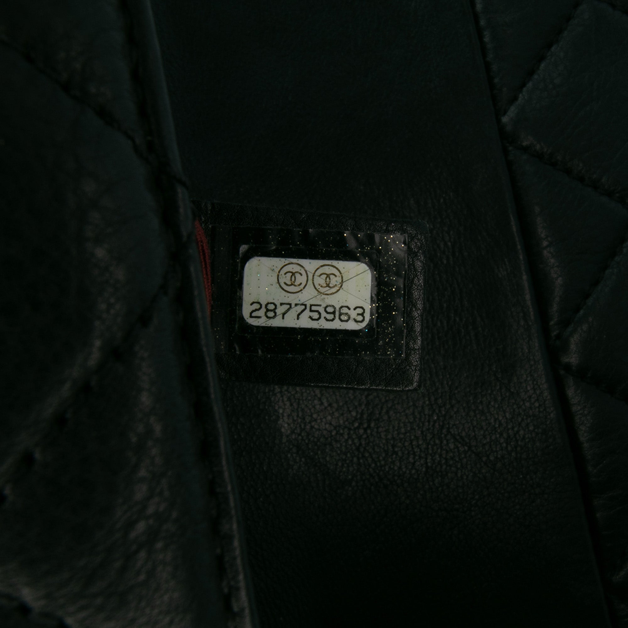 Mini Quilted Calfskin Pearl CC Accordion Flap
