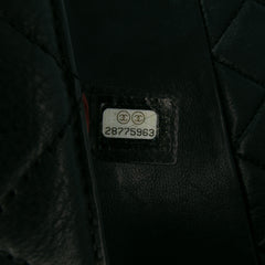 Mini Quilted Calfskin Pearl CC Accordion Flap