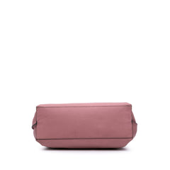 Medium Leather Bamboo Daily Satchel