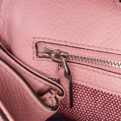 Medium Leather Bamboo Daily Satchel